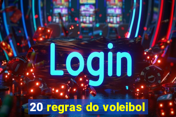 20 regras do voleibol